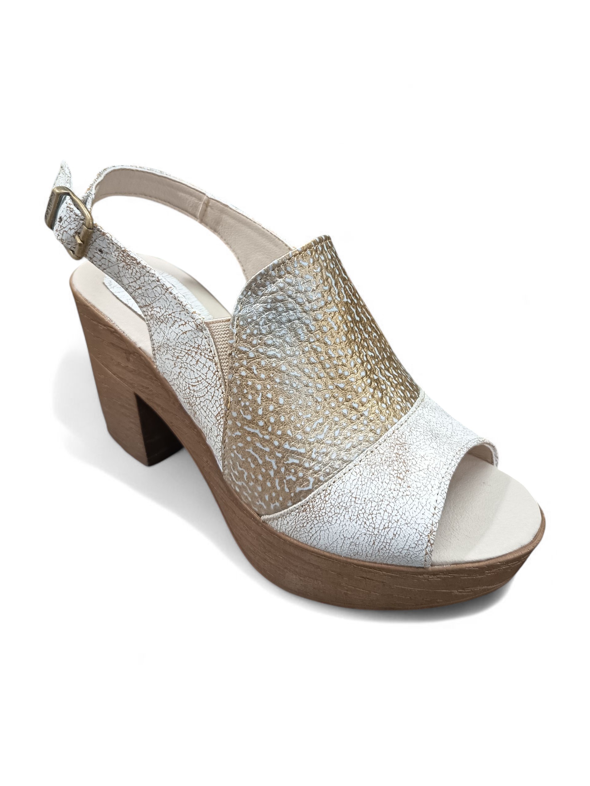 Alternative view of Sandalia Vermut - Craquelado Camel y Golden Oro (9028)