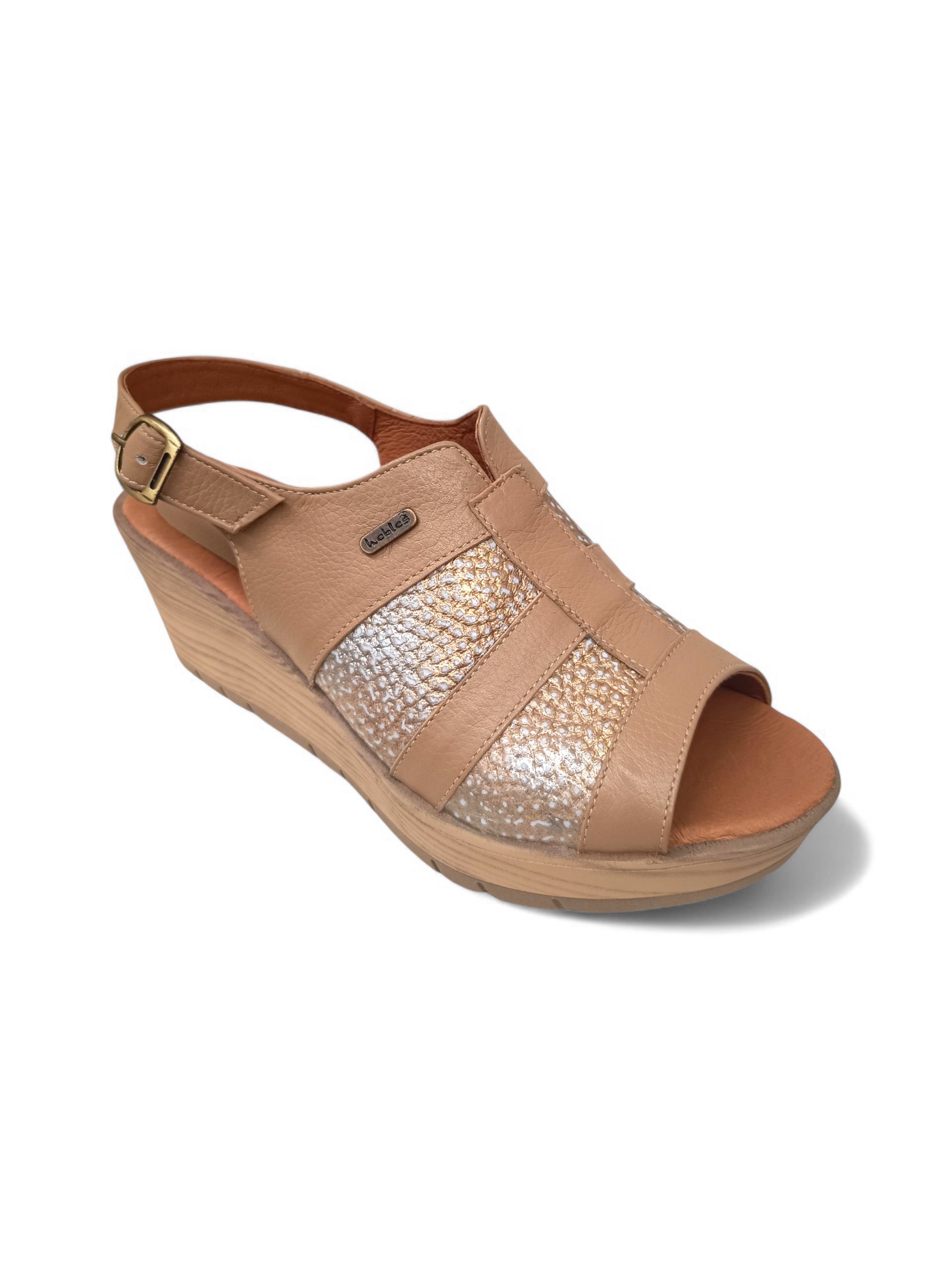 Alternative view of Sandalia Lore - Miel y Gold Oro (9008)