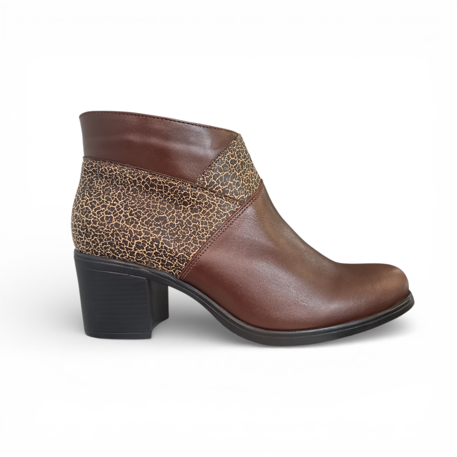 Botín Luna - Marrón y Land Camel (6614)